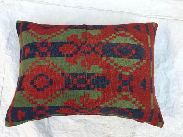 Southwestern Style Wool Blanket Pillow Chairish